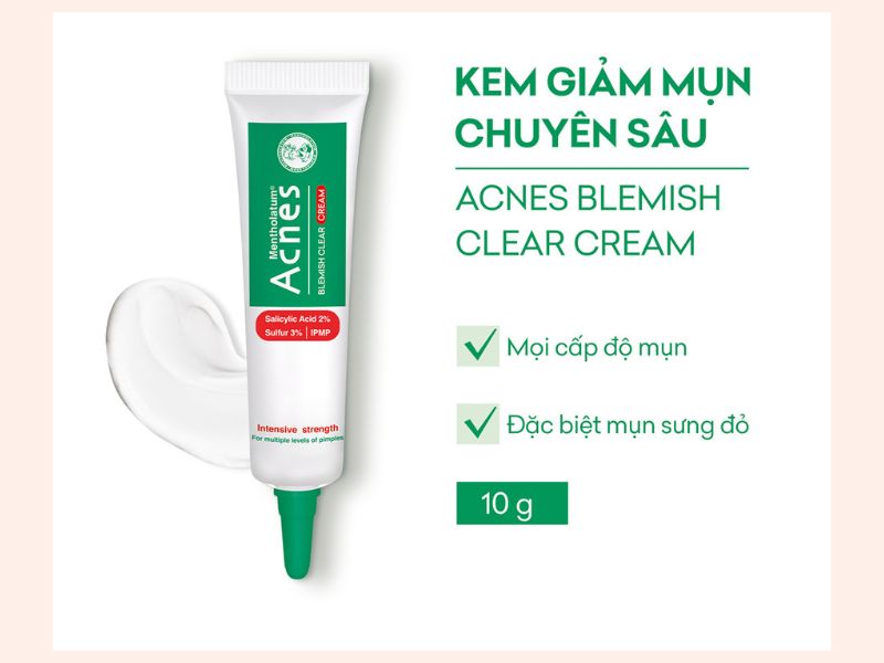 Kem Giảm Mụn Acnes Blemish Clear Cream